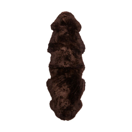 Schapenvacht | Langharig | Nieuw- Zeeland | 160x60 cm Chocolade