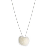 Pompon Ketting Wit