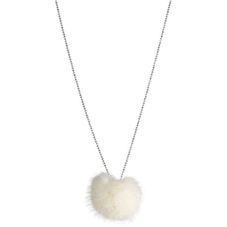 Pompon Ketting Wit