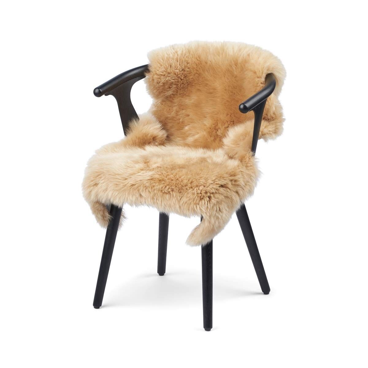 Premium | Nieuw- Zeelandse schapenvacht | Langharig | 100 cm Maansteen