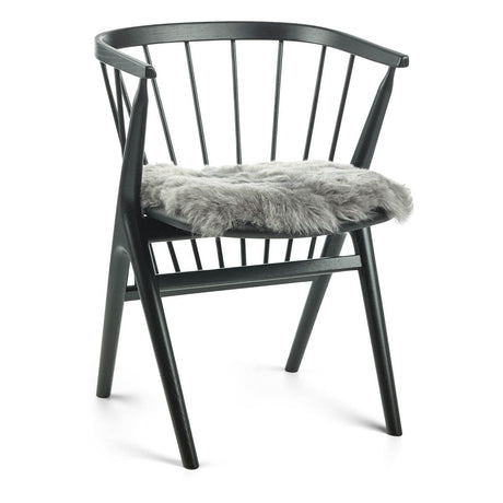 Kortharige Schapenvacht Stoel Cover | 40x40 cm Natuurlijk Brisa