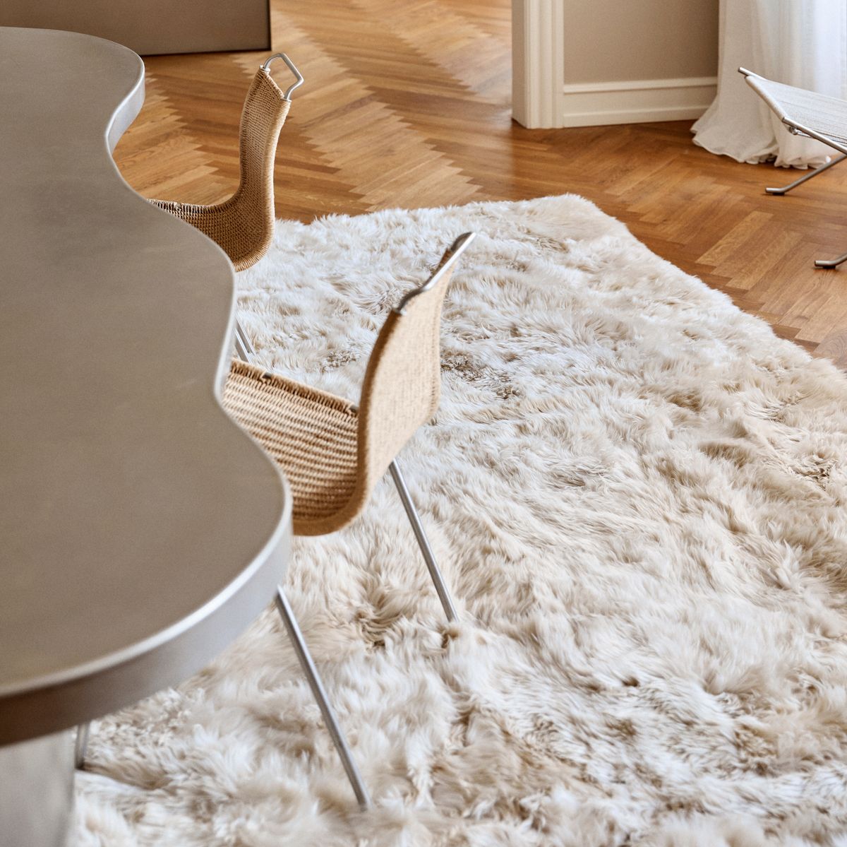Maatwerk | Design tapijten, kussens, gooit, zitzak, poef van schapenvacht | inclusief backing / vulling X