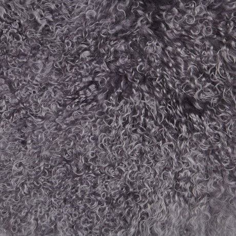 Schommel Stoel Cover | Tibetaanse schapenvacht Staal Grijs