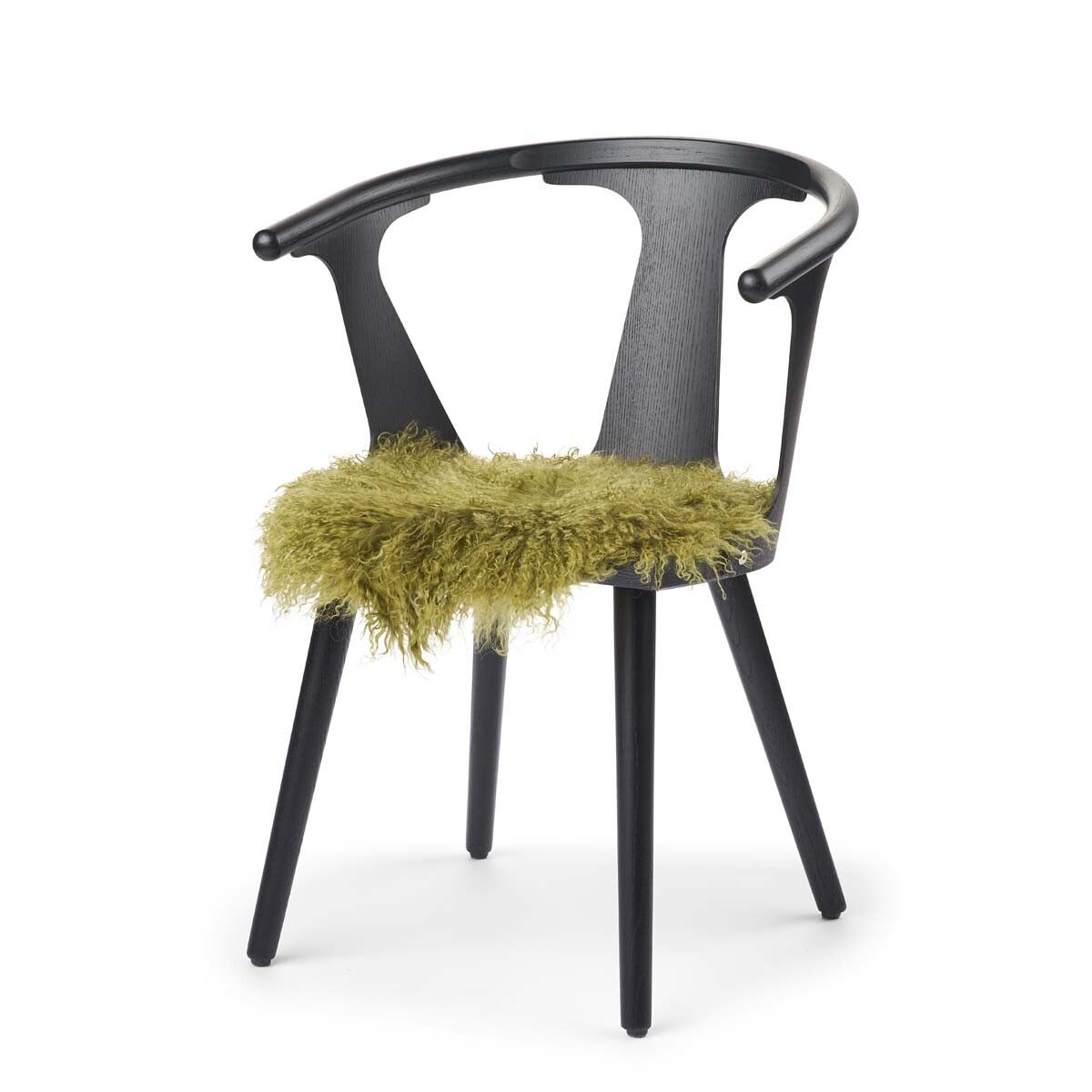 Curly Schapenvacht Stoel Cover | Ø38 cm Boomtop