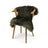 Tibetaanse Schapenvacht | Rechte Wol | Groen/Bruin | 100x60 cm Heggengroen