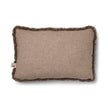 Kortharig Schapenvacht Kussen | Tweezijdig | 52x52 cm | 34x52 cm Beige/Taupe
