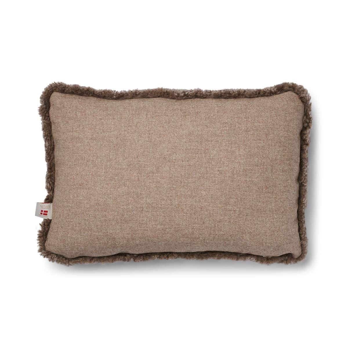 Kortharig Schapenvacht Kussen | 52x52 cm | 34x52 cm Beige/Taupe