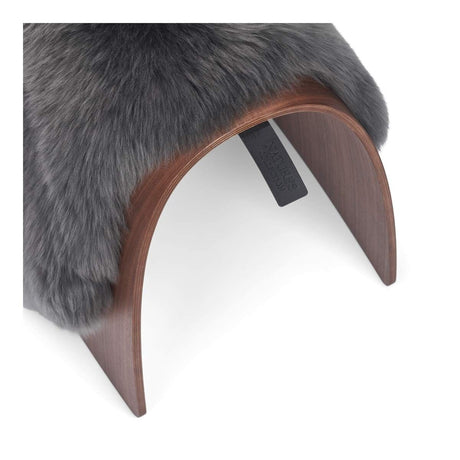 Schapen Kruk Cover | Lange Wol Staal Grijs