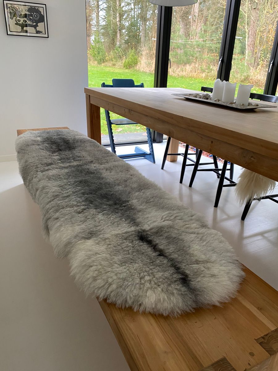 IJslandse Schapenvacht | Kortharig | Natuurlijk Grijs | 180 cm