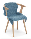 Nieuw Zeelandse Schapenvacht | Kortharig | 90 cm Koraalblauw