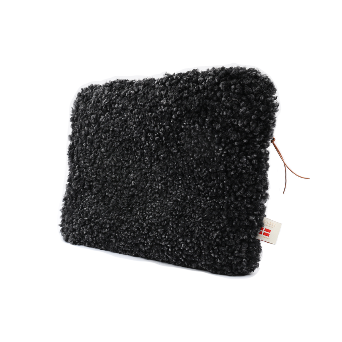 Schapenvacht Laptop Hoes | 36x28 cm Antraciet Grijs