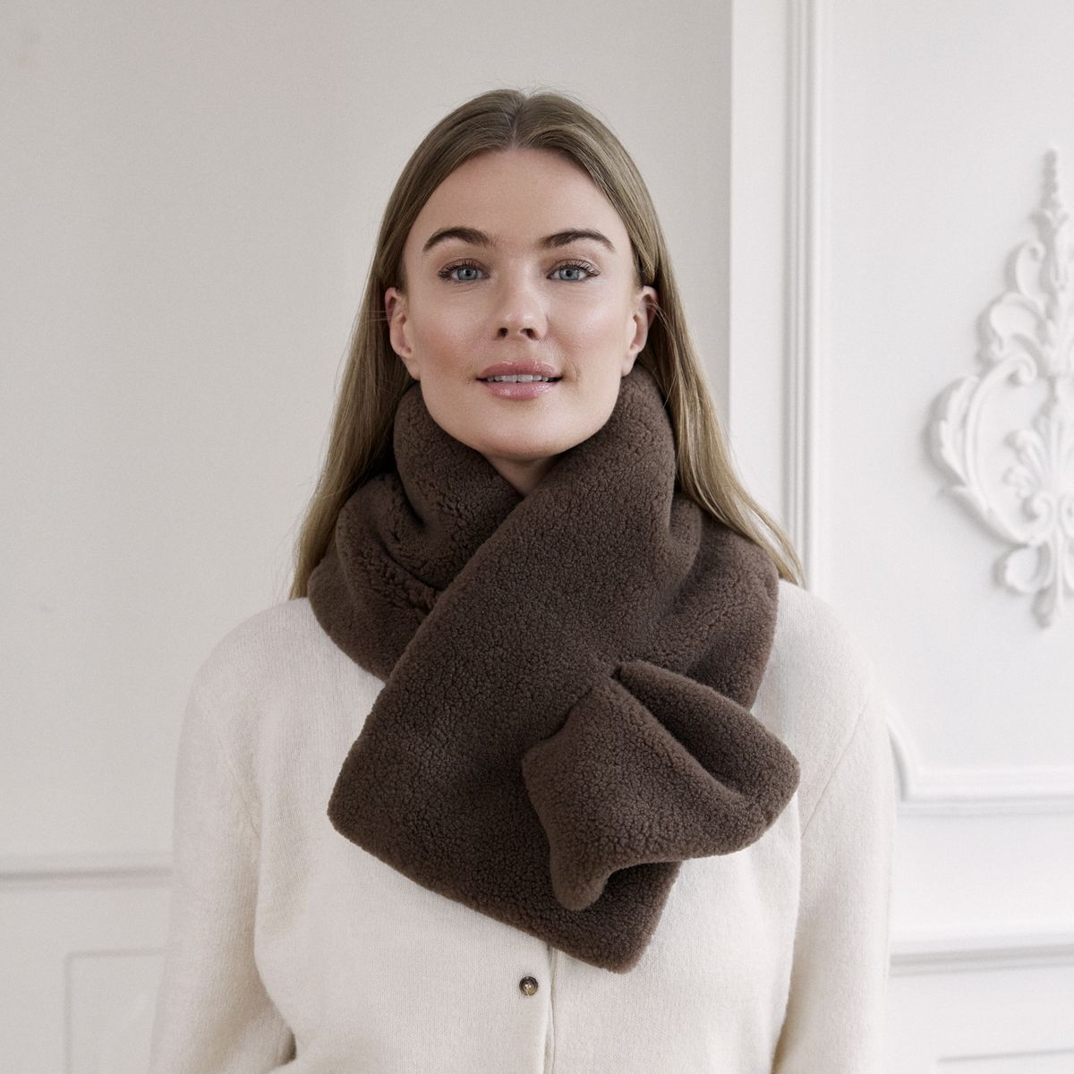 Monta Sjaal Beige