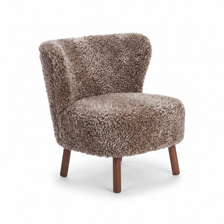 Emil Loungestoel | Kortharige Schapenvacht Cappuccino