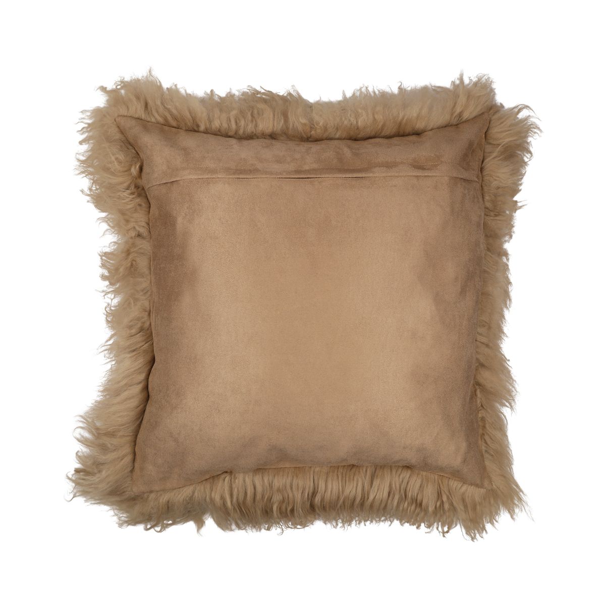 Lamsvachtkussen | Tibet | 50x50 cm Sand Taupe