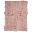 Plaid van Curly Schapenvacht | 140x180 cm Roze