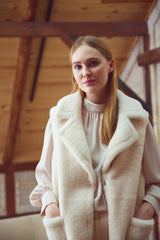 Raelynn Vest Zebra/Zwart/Parel