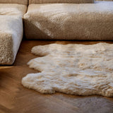 Nieuw- Zeelandse schapenvacht | Langharig | Zesdubbel Kleed 180x162 cm Zwart