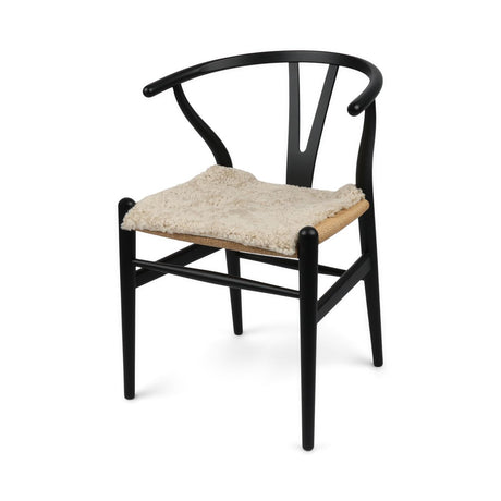 Schapenvacht Stoel Cover | Kortharig | 40x40 cm