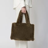 Mini Glory Shopper Leer Bruin