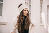 Sidse Beanie Licht Beige/Mokka