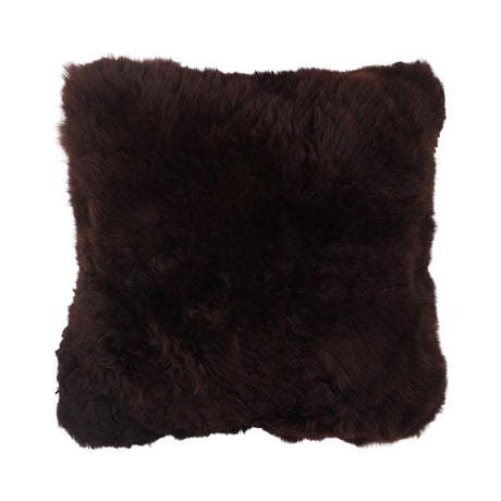Alpaca Bontkussen | Dubbelzijdig | Kortharig Chocolade