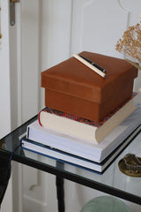 Leren Doos Camel