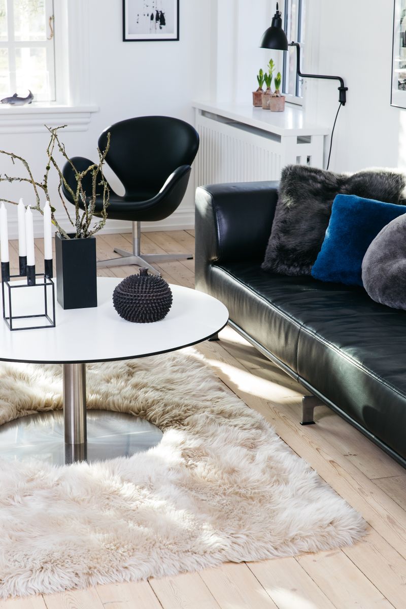 Langharig Schapenvacht Design Kleed | 120x180 cm
