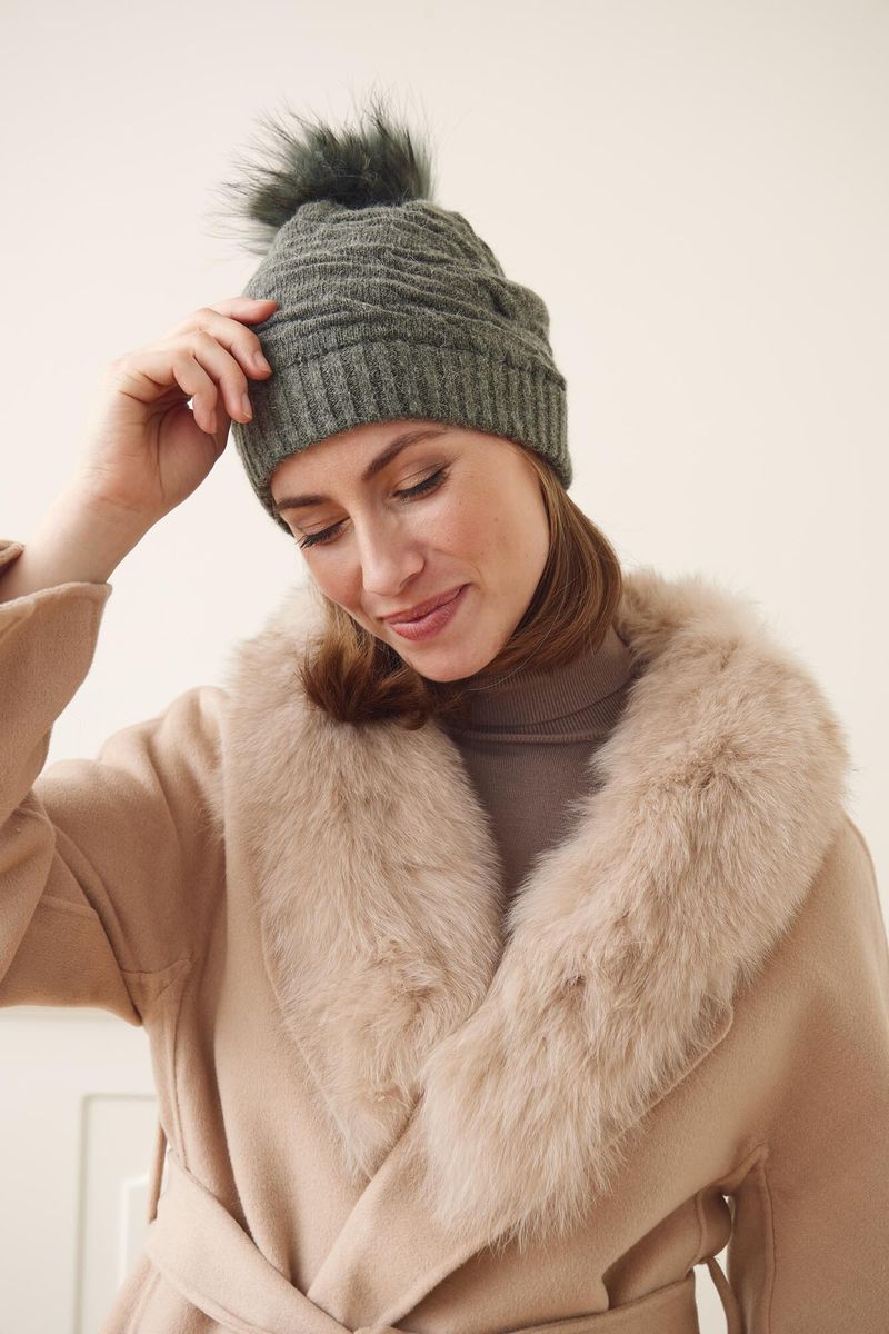 Sidse Beanie Groen/Heg Groen