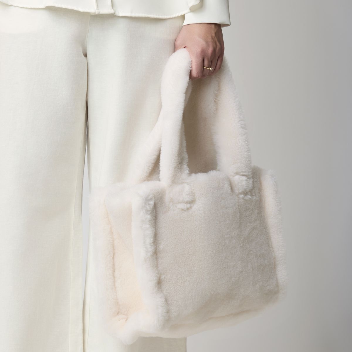 Mini Glory Shopper Leer Bruin