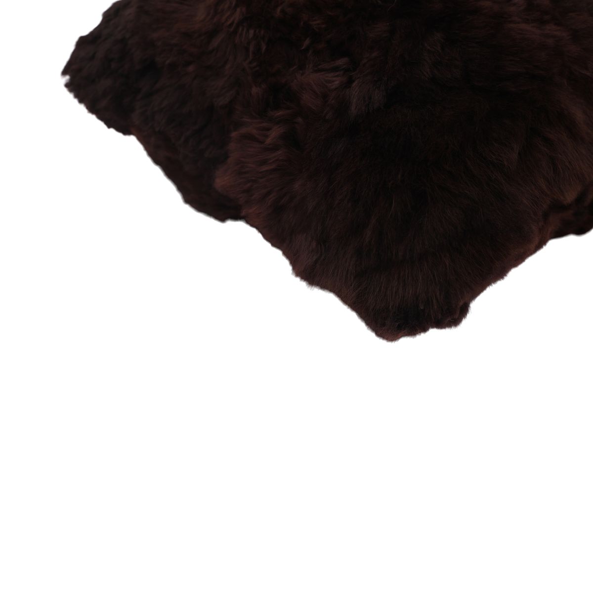 Alpaca Bontkussen | Dubbelzijdig | Kortharig Chocolade