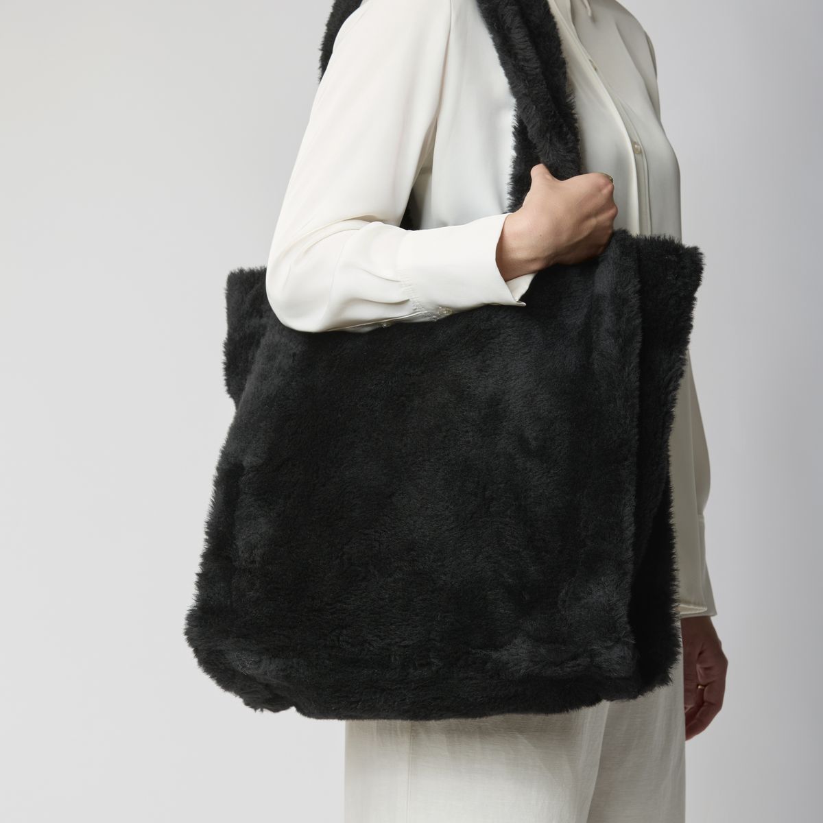 Maxi Glory Shopper Leer Bruin