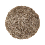 Schapenvacht Stoel Cover | Kortharig | Ø34 cm Sahara