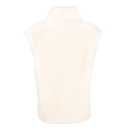 Lorena Vest Leer Bruin/Ivoor
