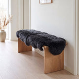 Fellvang Schapenvacht XXL | Dubbel | Langharig | Nieuw-Zeeland | 160x60 cm Steenkool Grijs