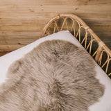 Merino Dubbele Schapenvacht | Langharig | 170x60 cm Taupe