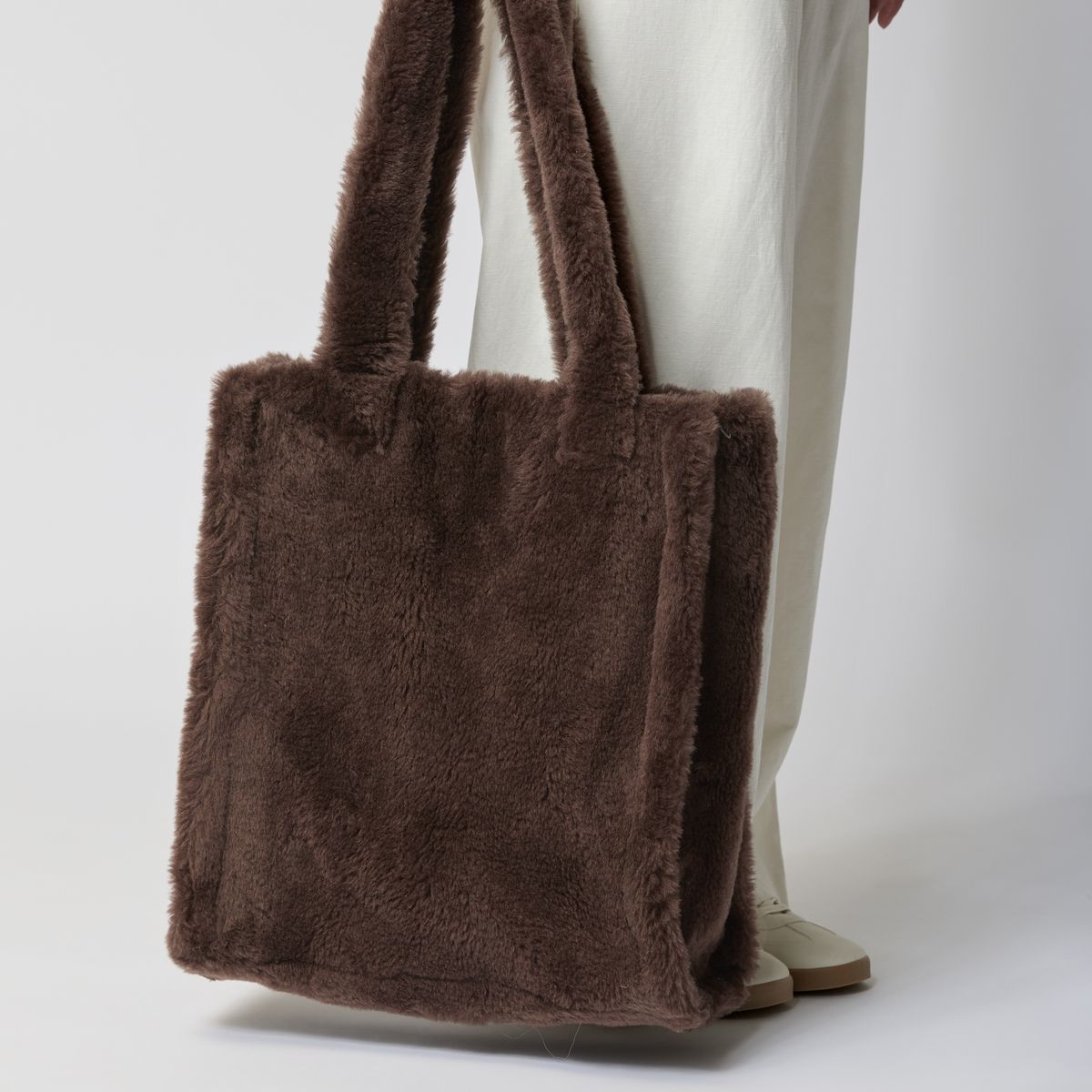 Maxi Glory Shopper Leer Bruin