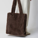 Maxi Glory Shopper Leer Bruin