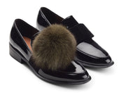 Schoenclips Pompon Vos