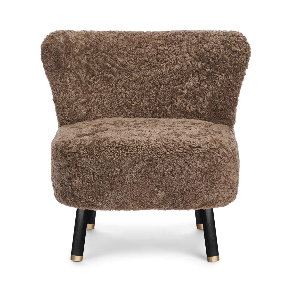 Emil Loungestoel | Kortharige Schapenvacht Taupe