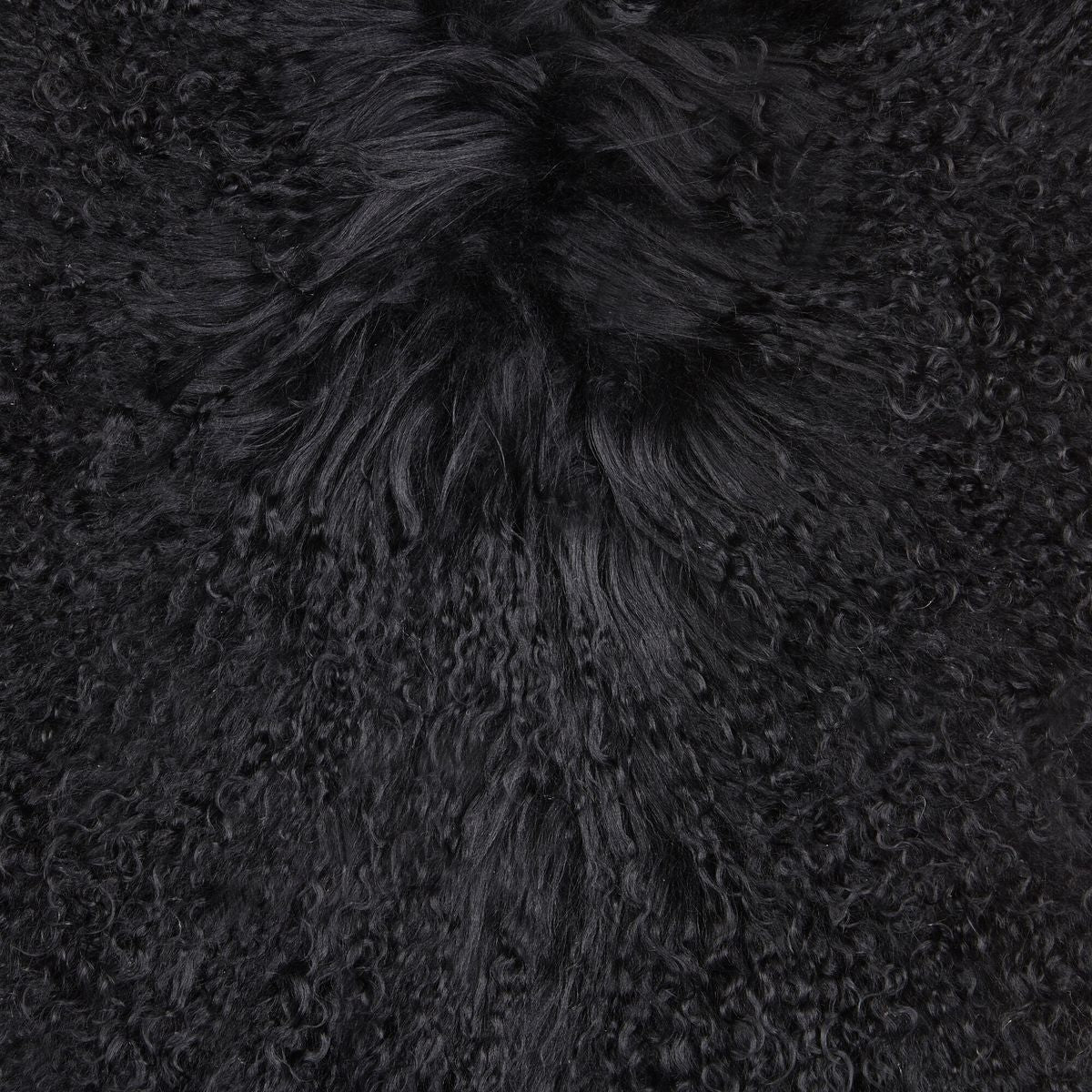 Schommel Stoel Cover | Tibetaanse schapenvacht Zwart