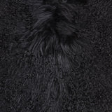 Schommel Stoel Cover | Tibetaanse schapenvacht Zwart