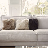 Schapenvacht Kussen | Langharig | Nieuw- Zeeland | 50x50 cm Linnen