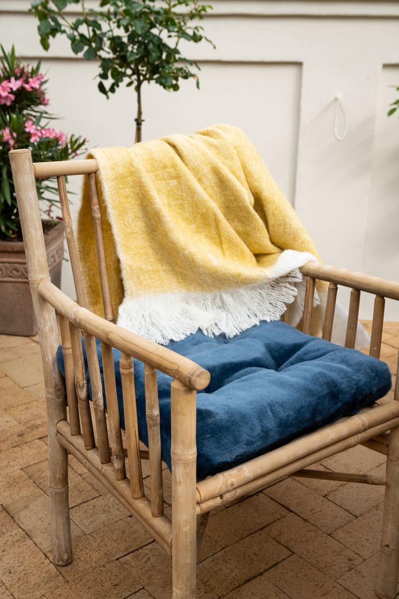 Moccasin Stoel Cover Kastanje