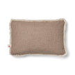 Kortharig Schapenvacht Kussen | Tweezijdig | 52x52 cm | 34x52 cm Beige/Parel