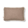 Kortharig Schapenvacht Kussen | Tweezijdig | 52x52 cm | 34x52 cm Beige/Parel
