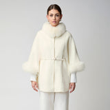 Lorraine Poncho Beige