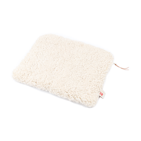 Schapenvacht Laptop Hoes | 36x28 cm Parelgrijs