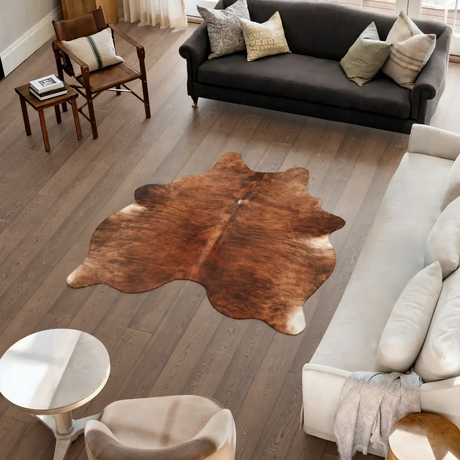 Koeienhuid Vloerkleed | Exotisch Donker | 2,35 m²