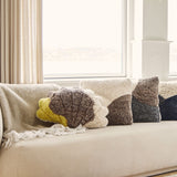 Schelpen Kussen Patroon | 35x50 cm | 42x58 cm | 75x54 cm Geel/Taupe/Beige