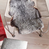 Gotlandse Schapenvacht | Curly Kortharig | 90 - 100 cm Natuurlijk Grijs